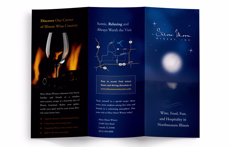 Silver Moon Winery Brochure